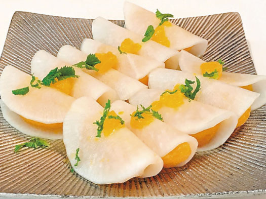 夏ダイコンとミカンのサラダ 上毛新聞社 元気 らいふ 掲載レシピ ぐんまアグリネット